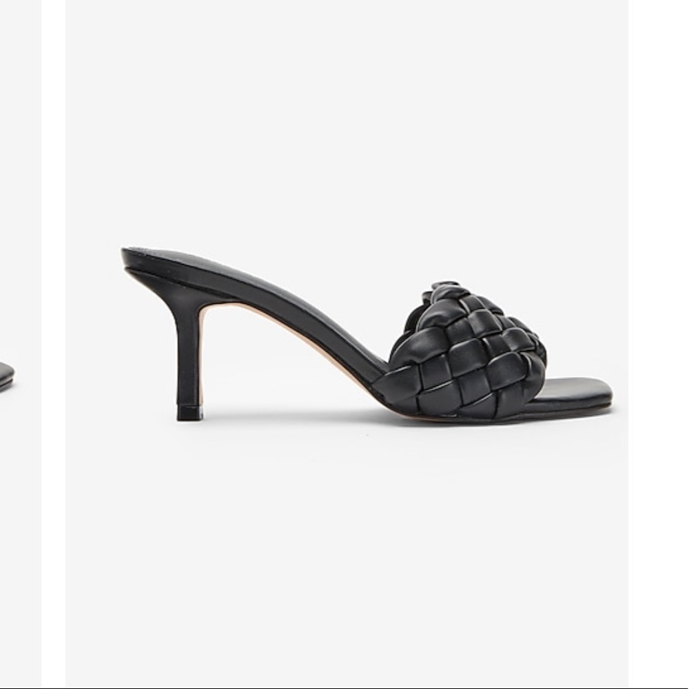 Express Black Heels